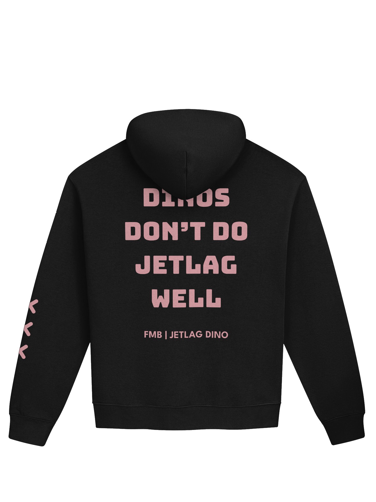 FMB | JETLAG DINO Premium Hoodie Pink product image (2)