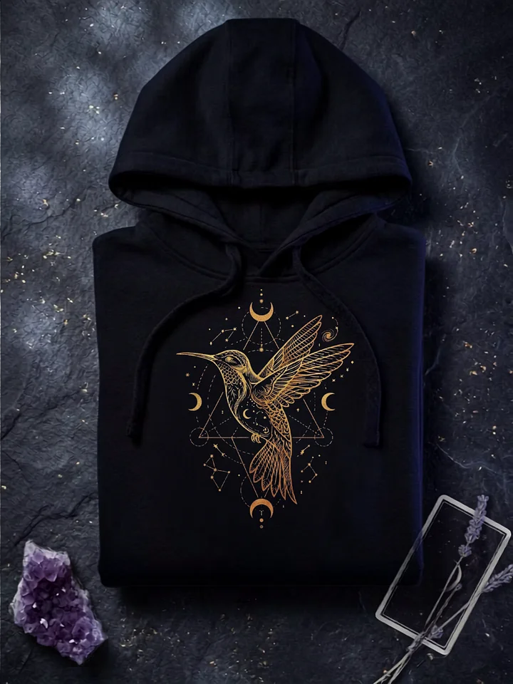 Mystical Hummingbird – Celestial Sacred Geometry & Constellation Art product image (1)