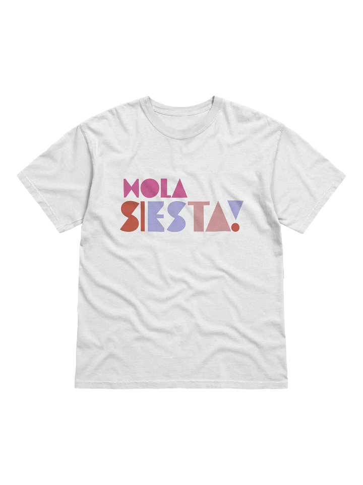 Hola Siesta Heavyweight T-Shirt White product image (1)