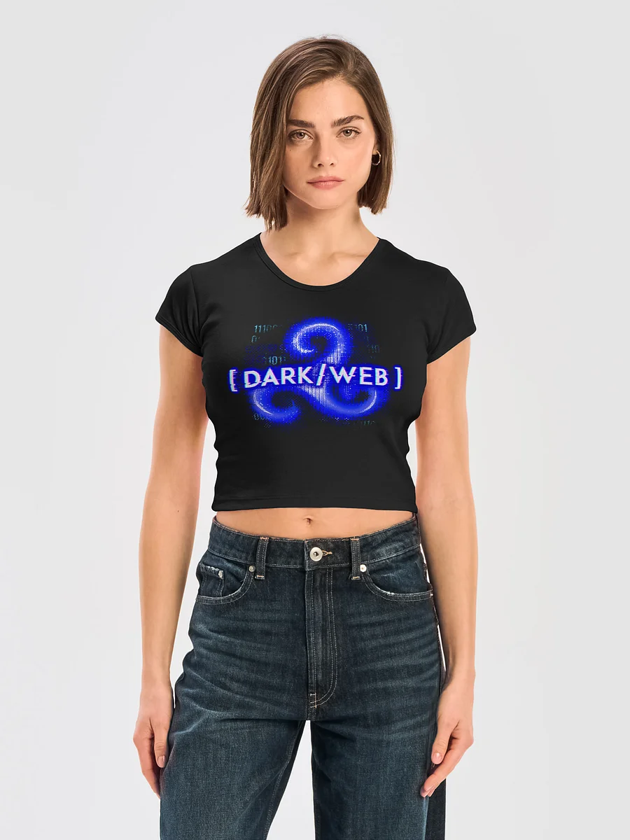 [DARK/WEB]: Title Art Women Crop Top Shirt product image (3)