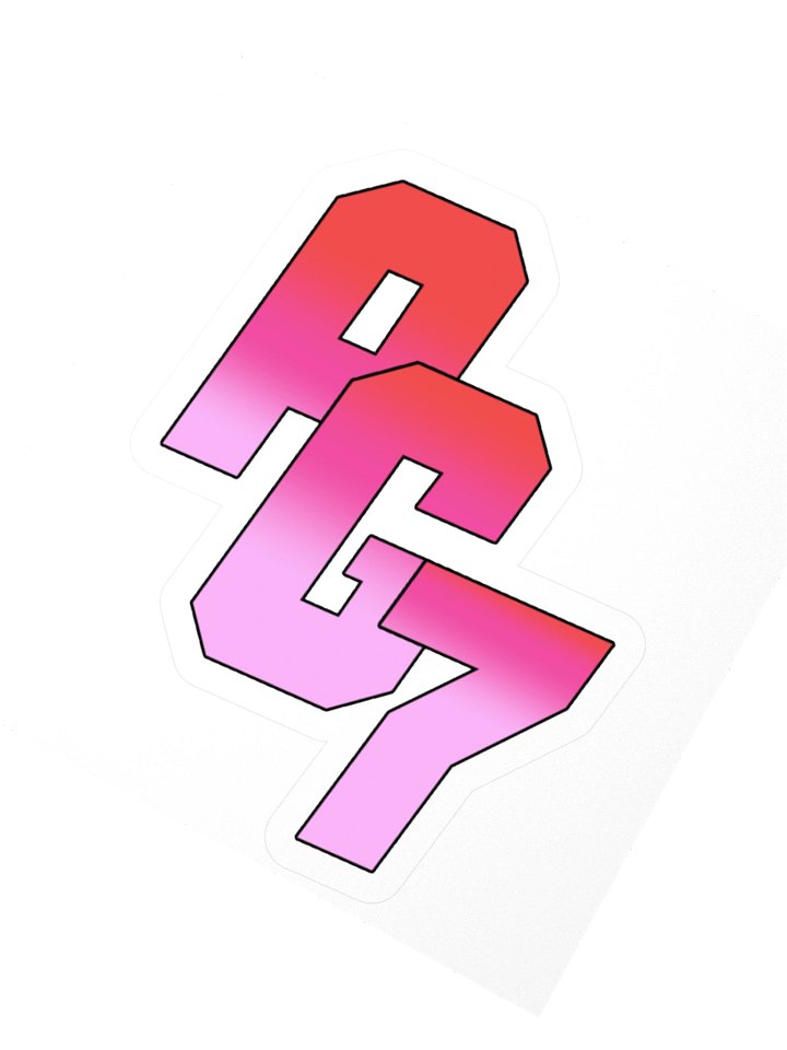 Pink AG7 Sticker product image (2)
