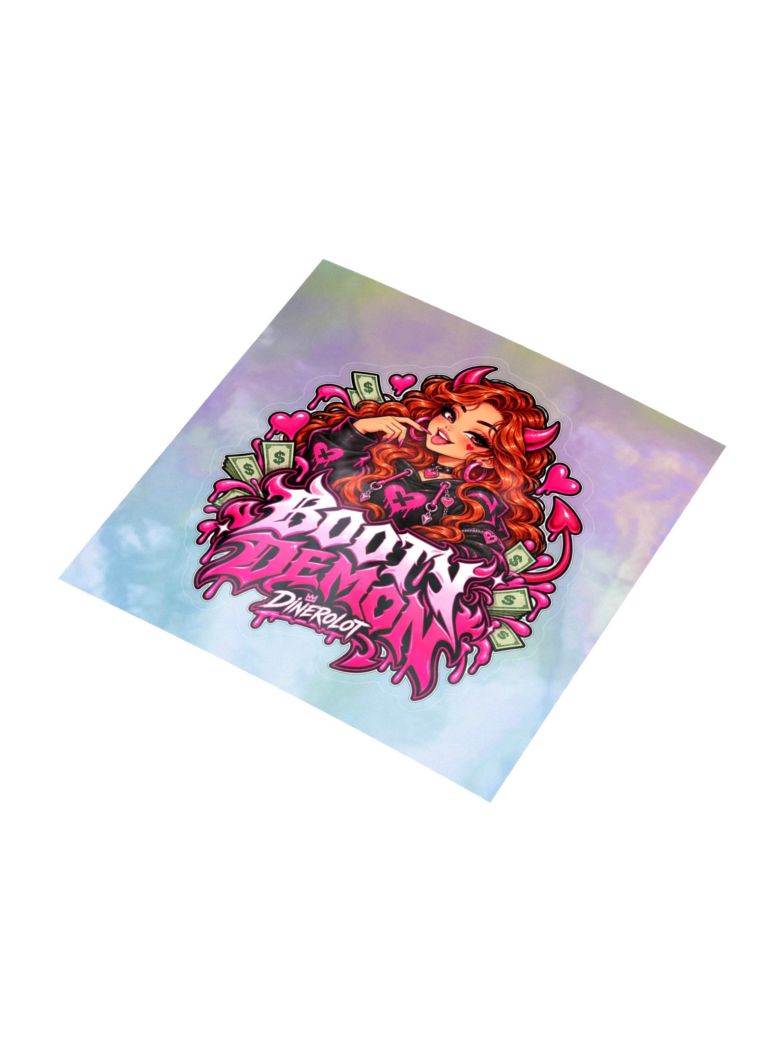 DINEROLOT Holographic Sticker Sheet - Redhead product image (3)
