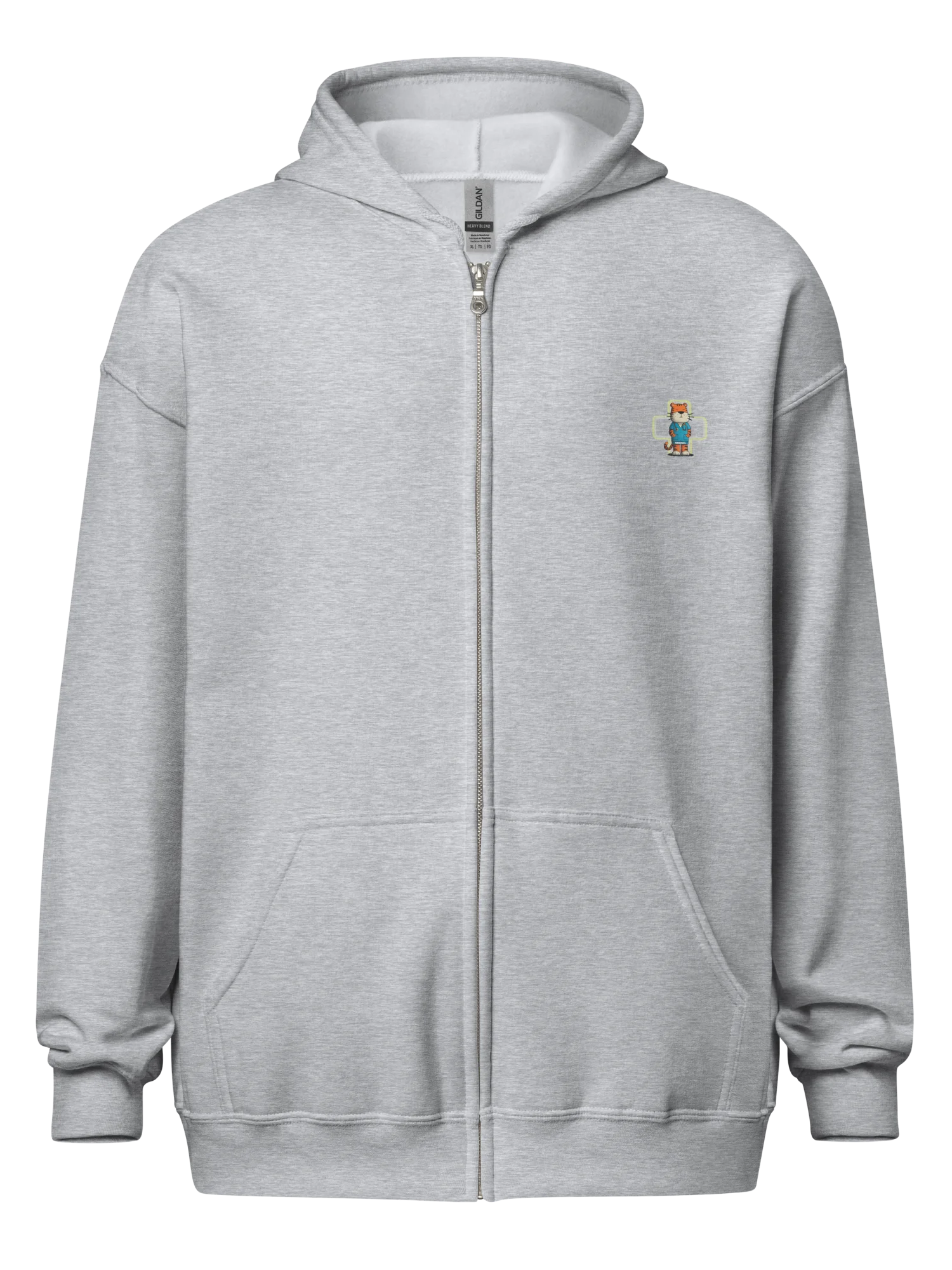 Funny Tiger Nurse Zip Up Hoodie. product image (11)