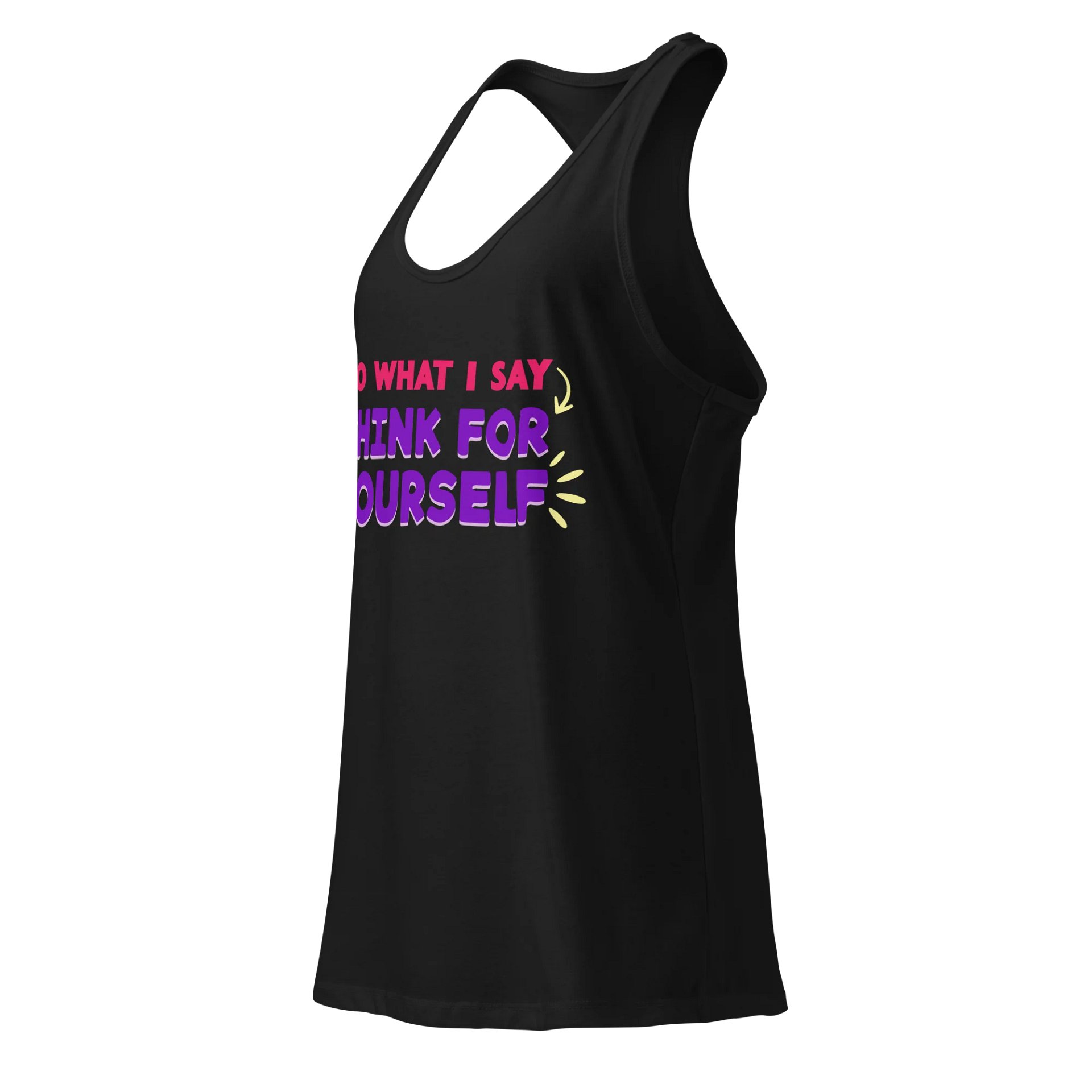 Think For Yourself Racerback Tank product image (6)