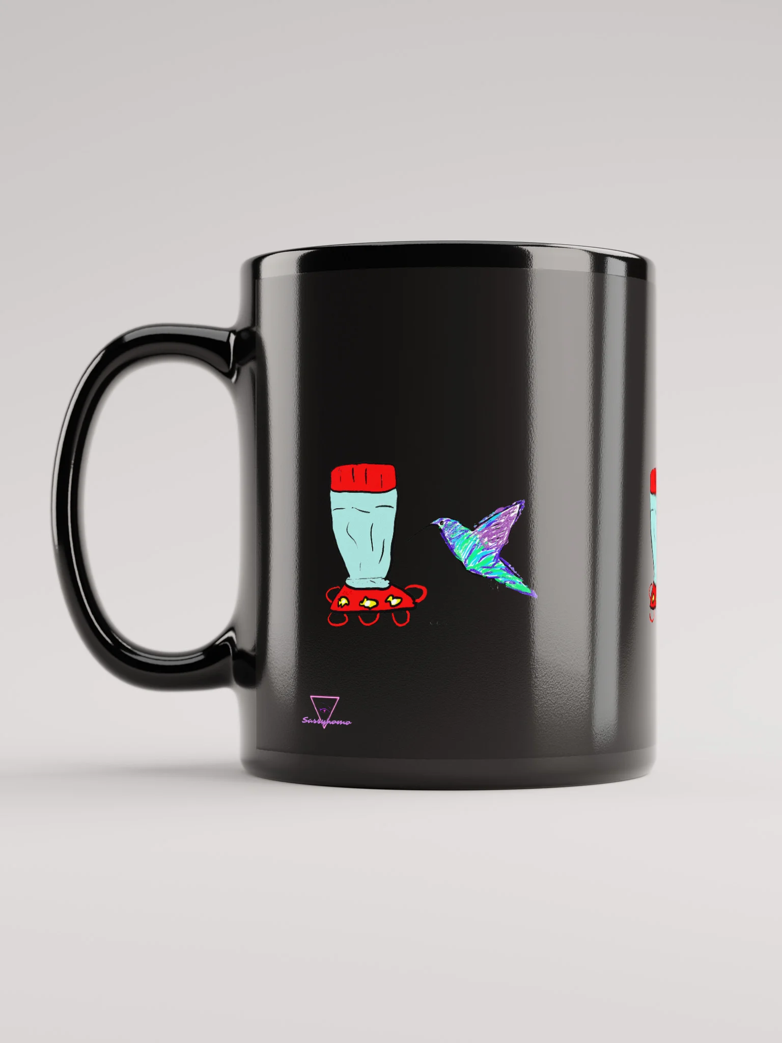 Hummingbird mug - Black product image (12)