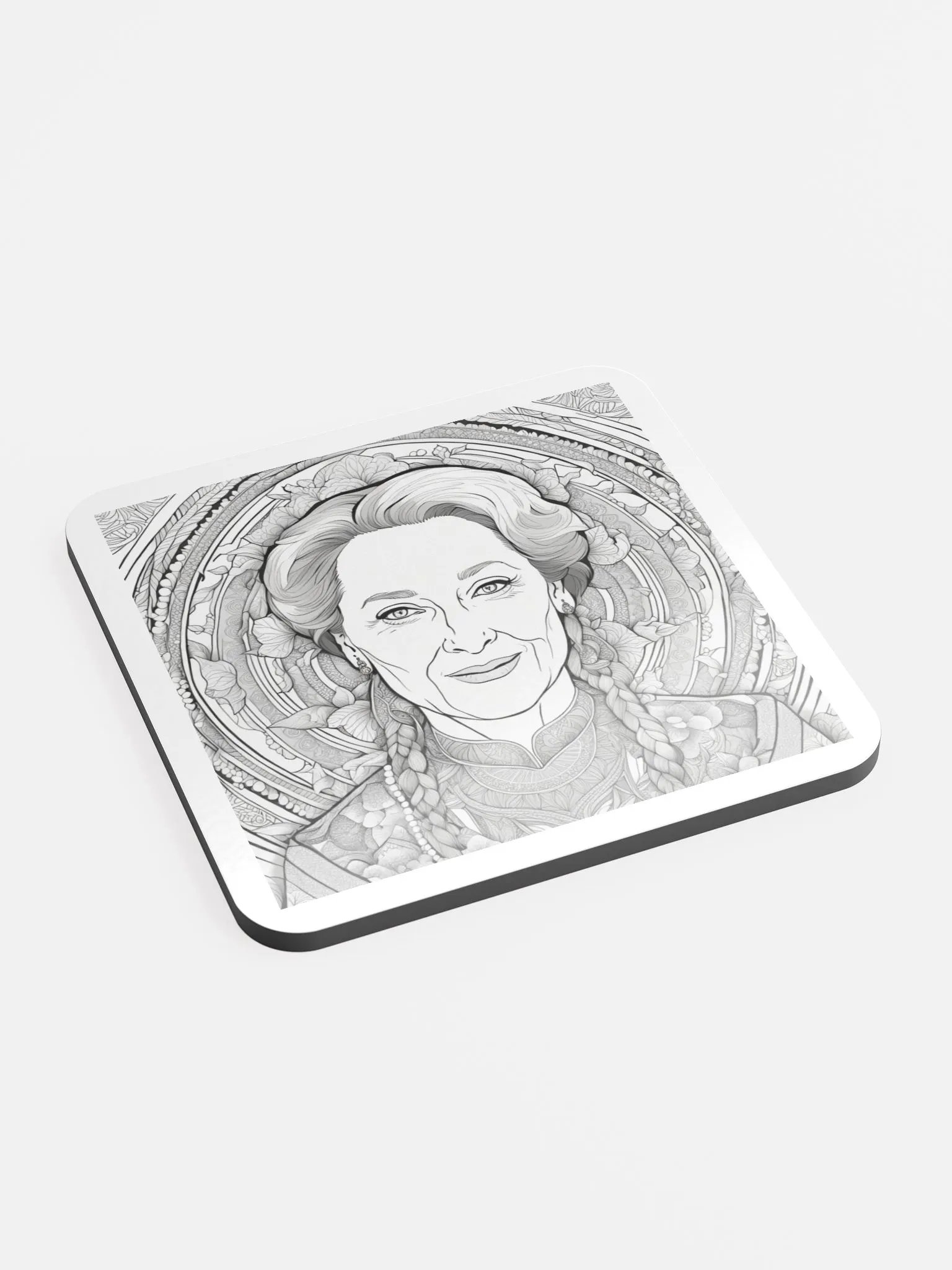 Symmetrical Serenity Cork Coasters product image (2)