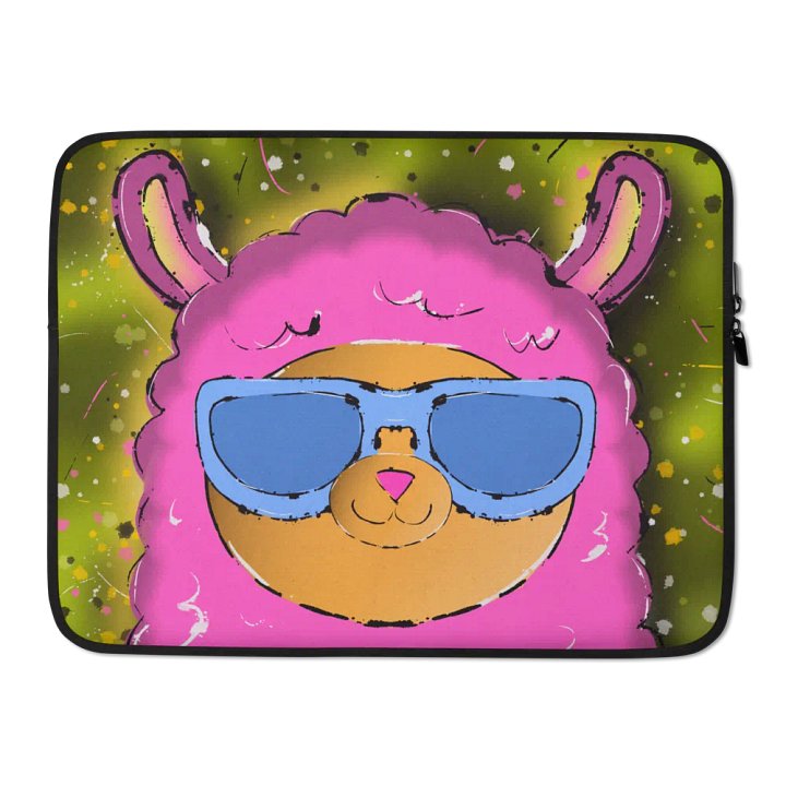 My Cool Llama Laptop Sleeve product image (2)