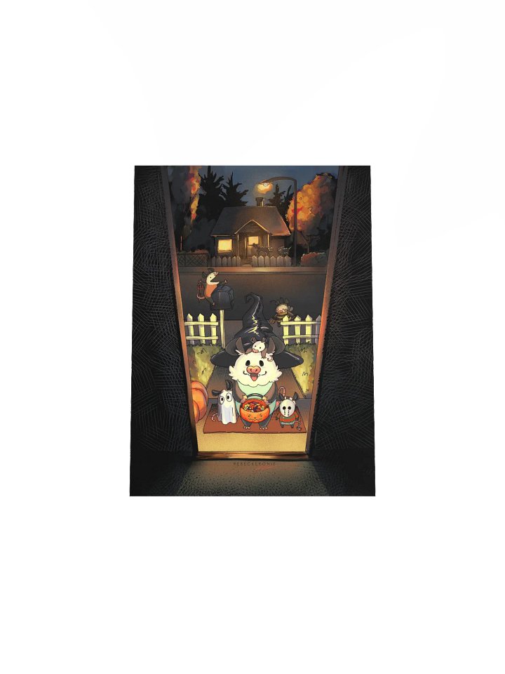 Trick or Treat Possum Print product image (2)