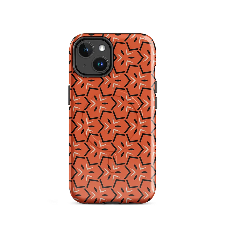 Onyx & Ember iPhone 17 Tough MagSafe Case - Shockproof Dual-Layer Geometric Protective Cover product image (2)