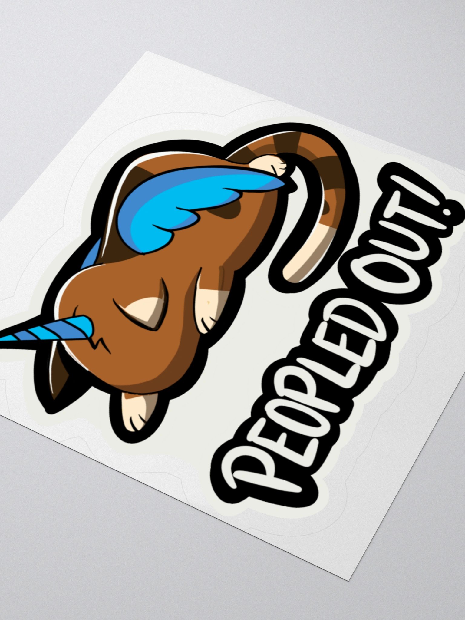 Peopled Out! Sticker product image (3)