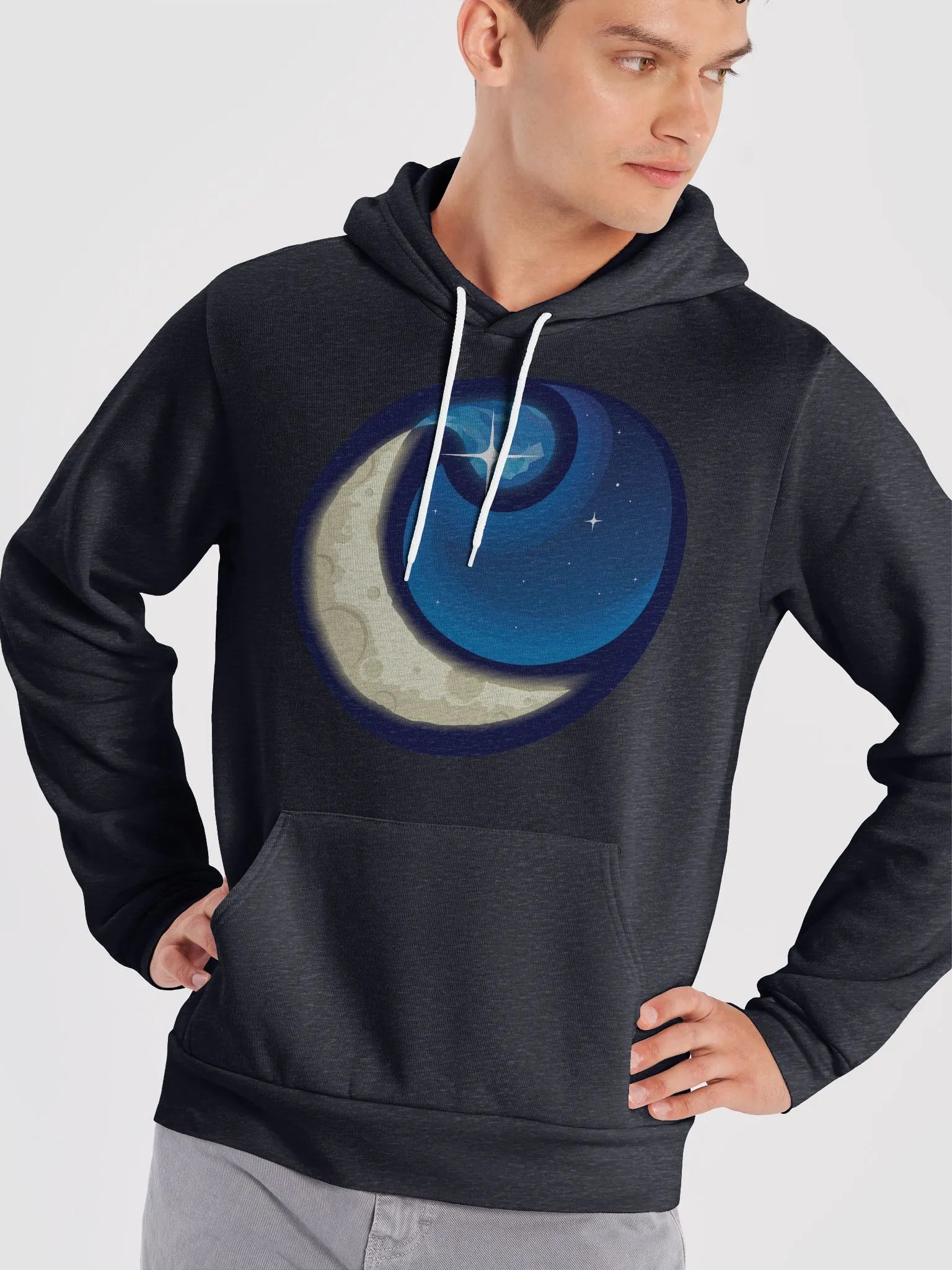 [Crescent "C"] BELLA CANVAS HOODIE product image (12)