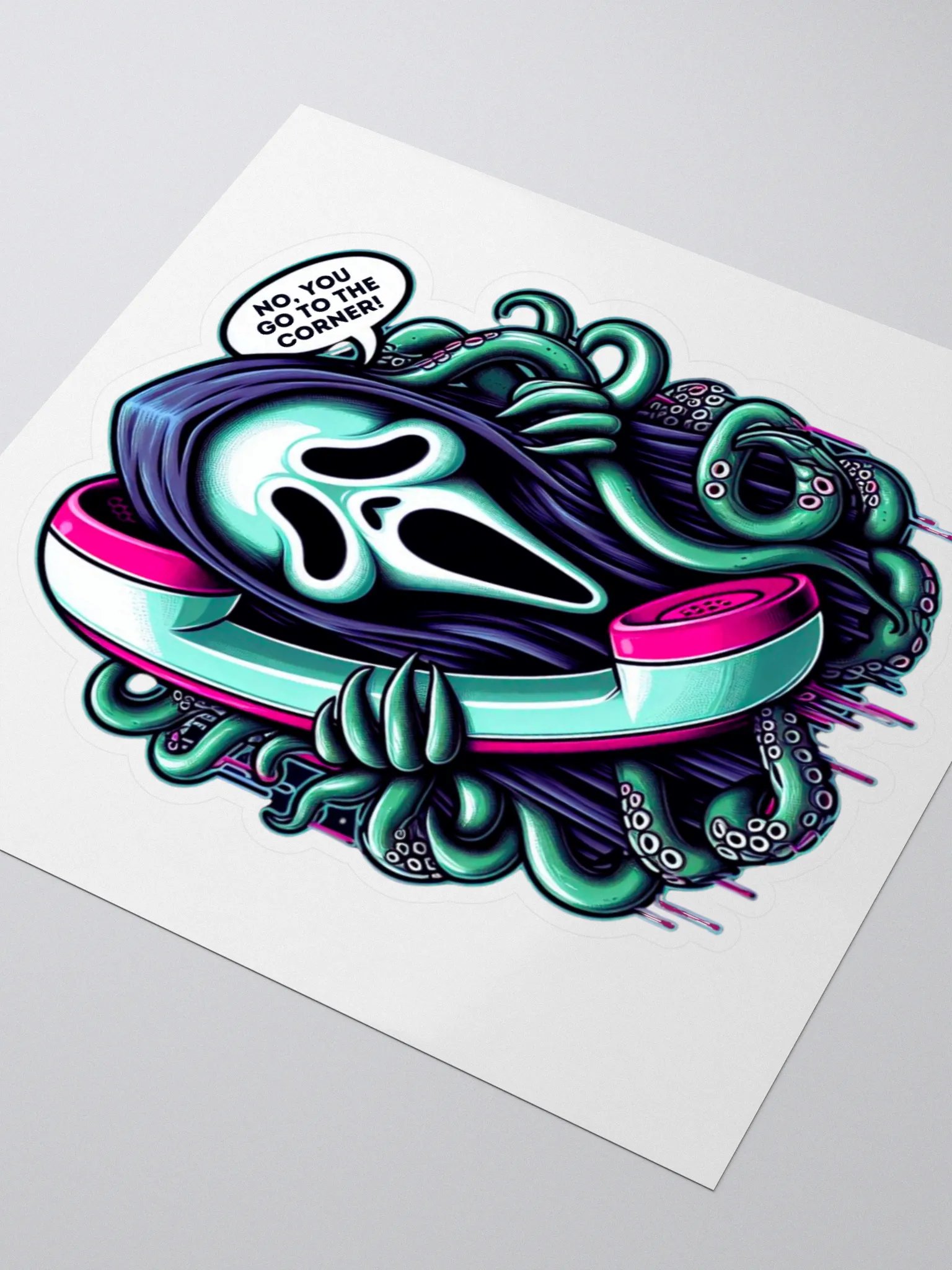 No, You Go To The Corner Sticker product image (3)