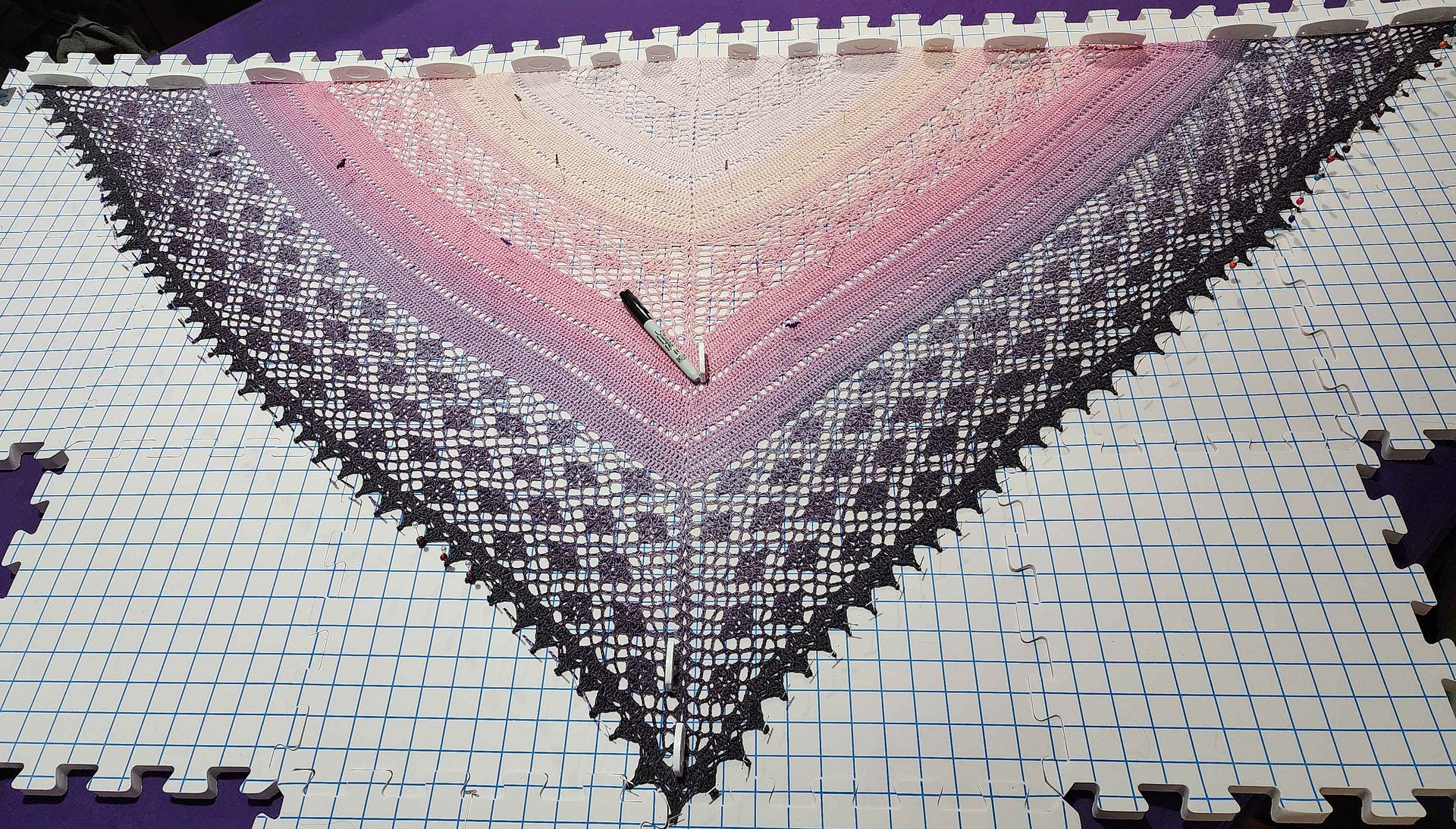 Sunset Diamond Shawl product image (2)