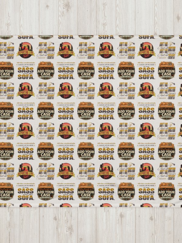 True Crime Throw Blanket Sofa Proclamations Sofa Blanket product image (2)