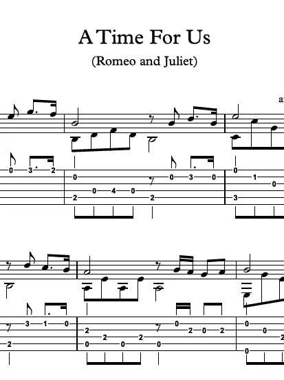 A Time for Us (Romeo & Juliet) product image (2)