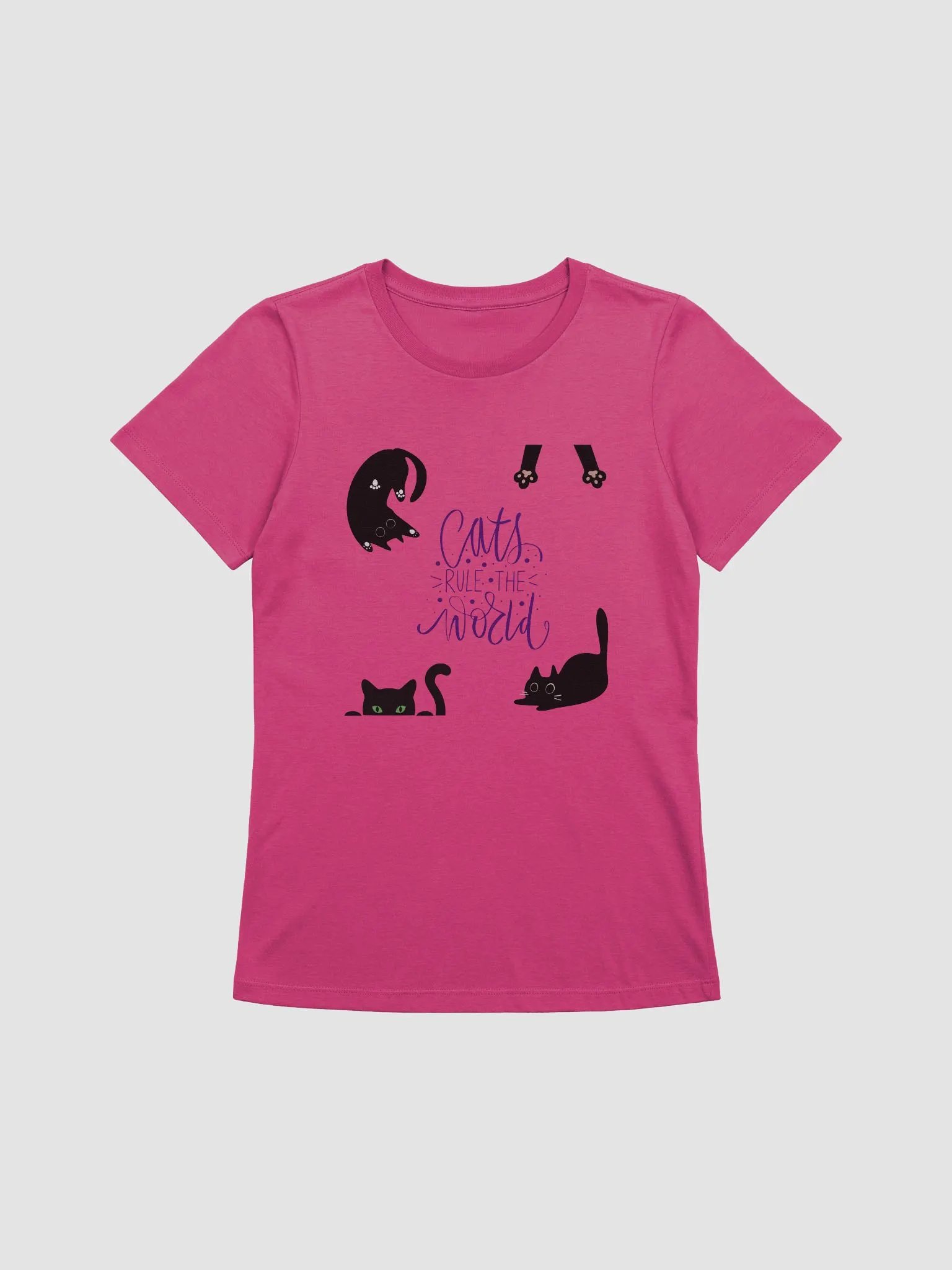 CATS RULE THE WORLD TEE (Women's relaxed fit) product image (6)