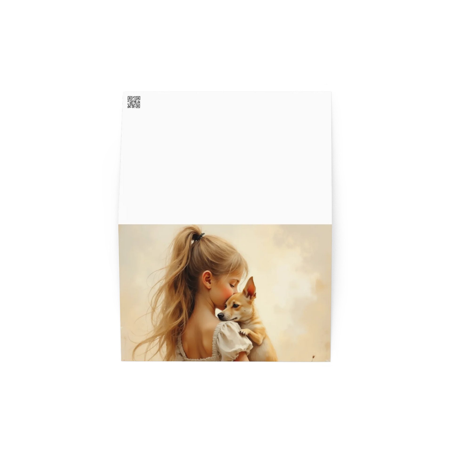 Potcake Puppy & Little Girl product image (4)