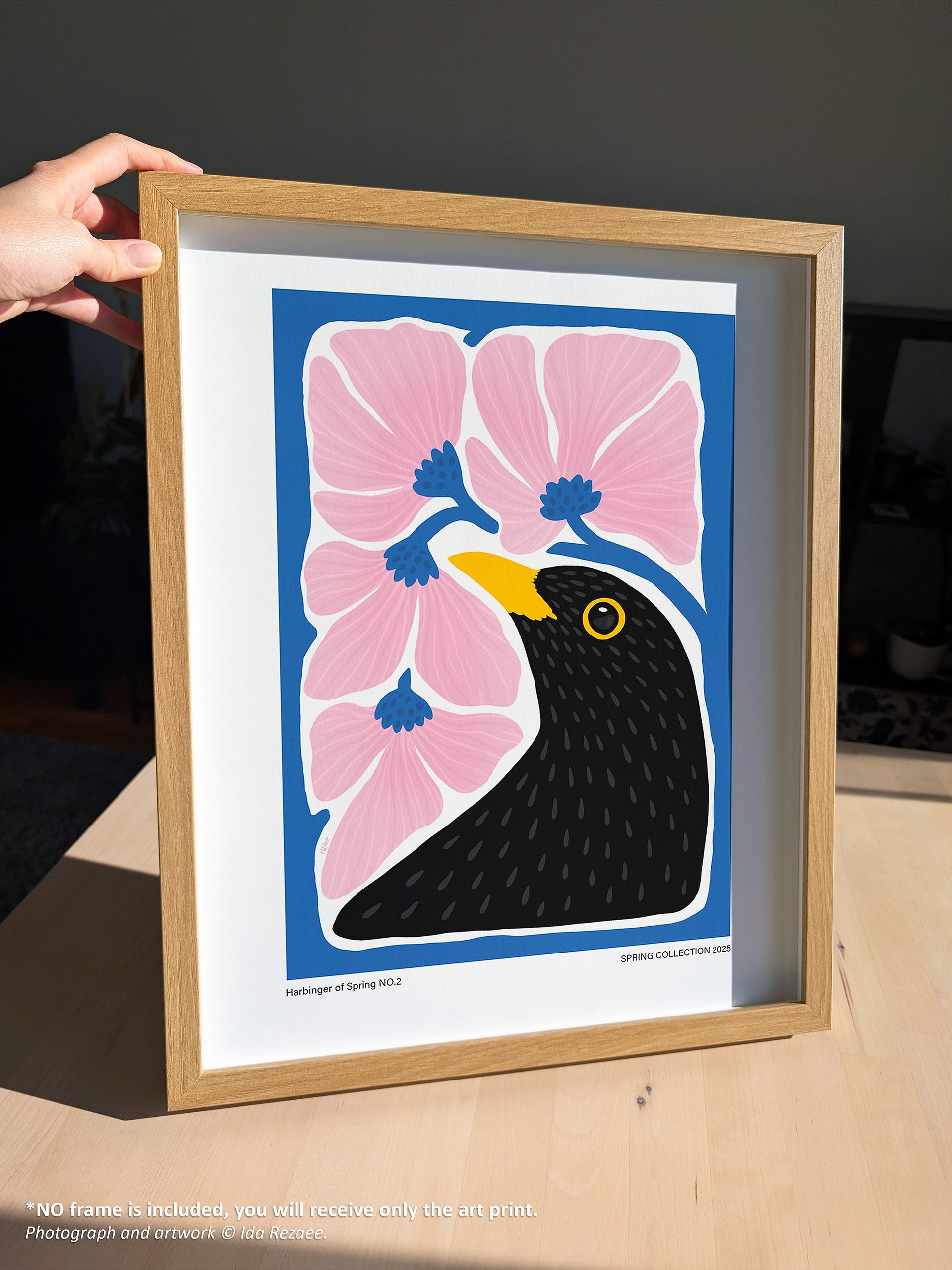 Blackbird Art Print, Harbinger of Spring No.2 product image (3)