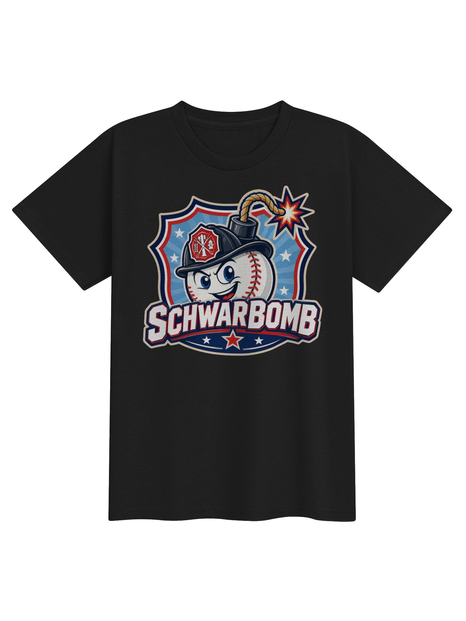 Schwarbomb Buddy (Firefighter) Kids Tee product image (1)