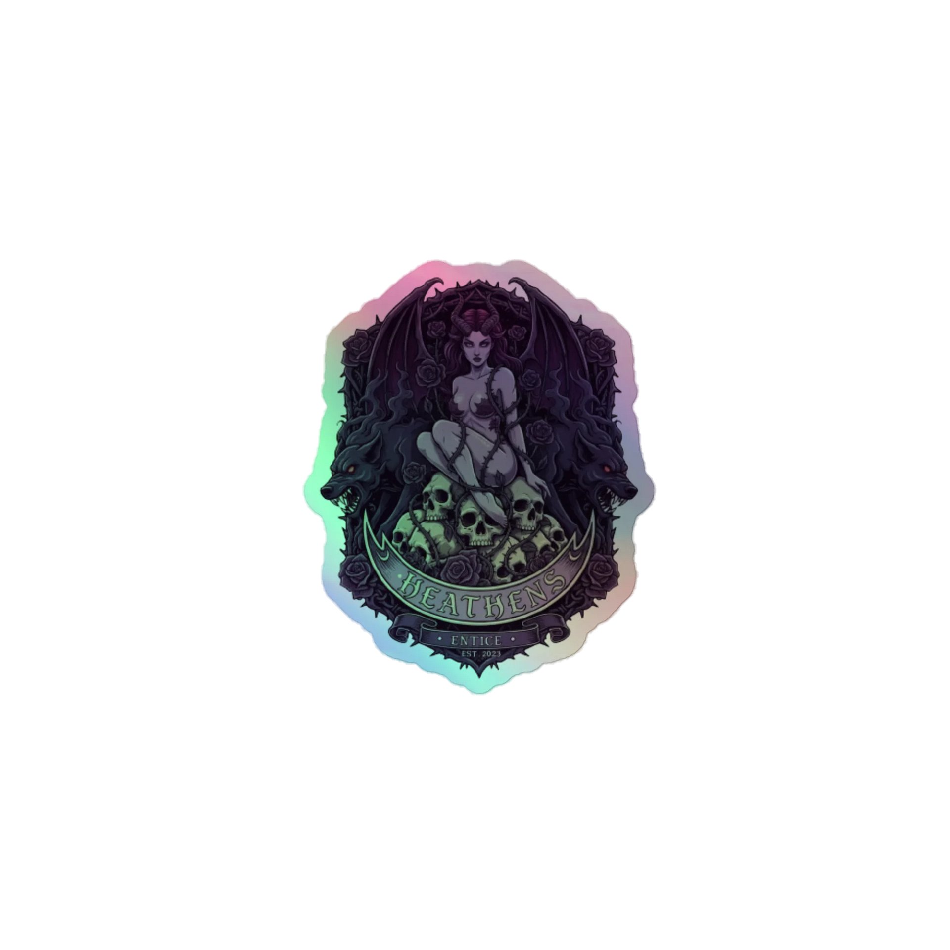 Heathen Est Holo Sticker V2 product image (1)