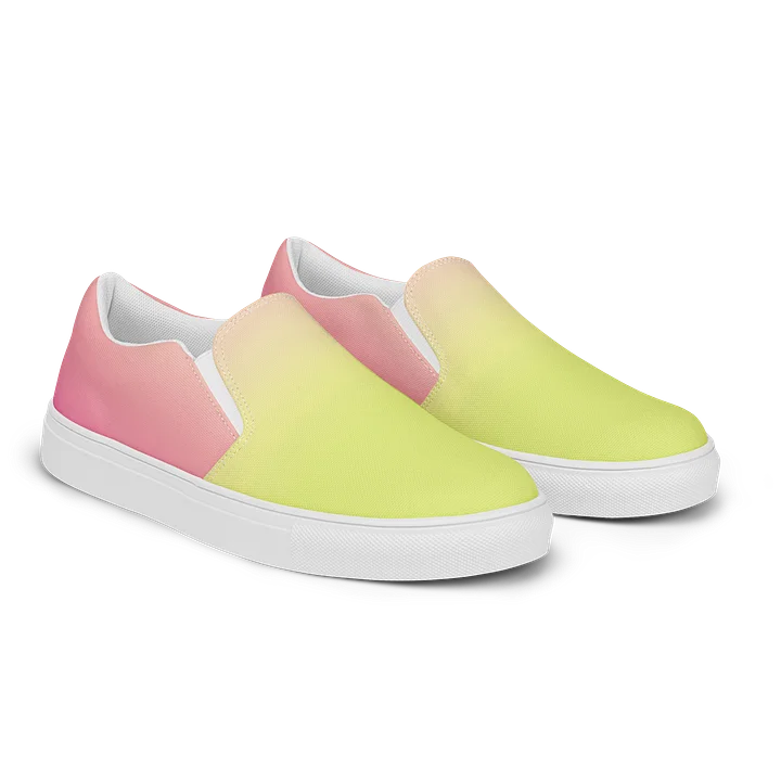 Pink Gradient Slip-On Canvas Shoes product image (2)