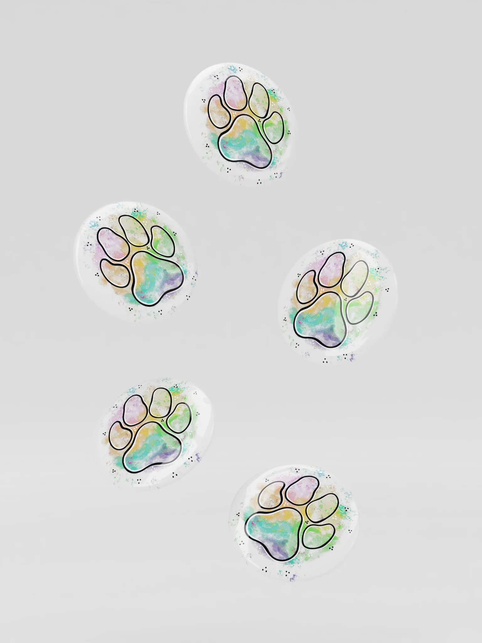 Paw Print Pin product image (5)