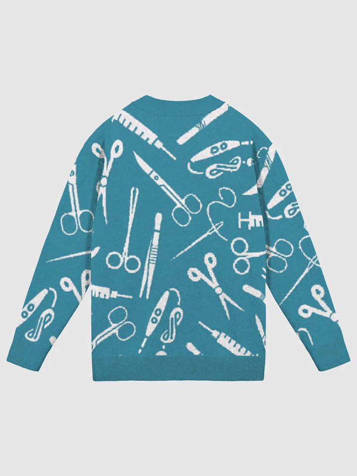 scalpel sweater (cyan) product image (2)