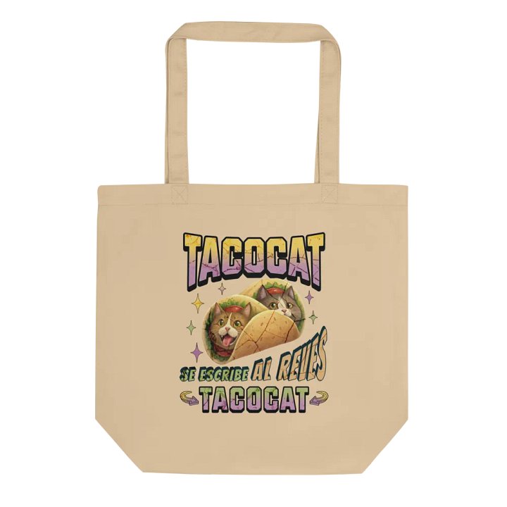 Tacocat Palindrome Eco Tote product image (1)