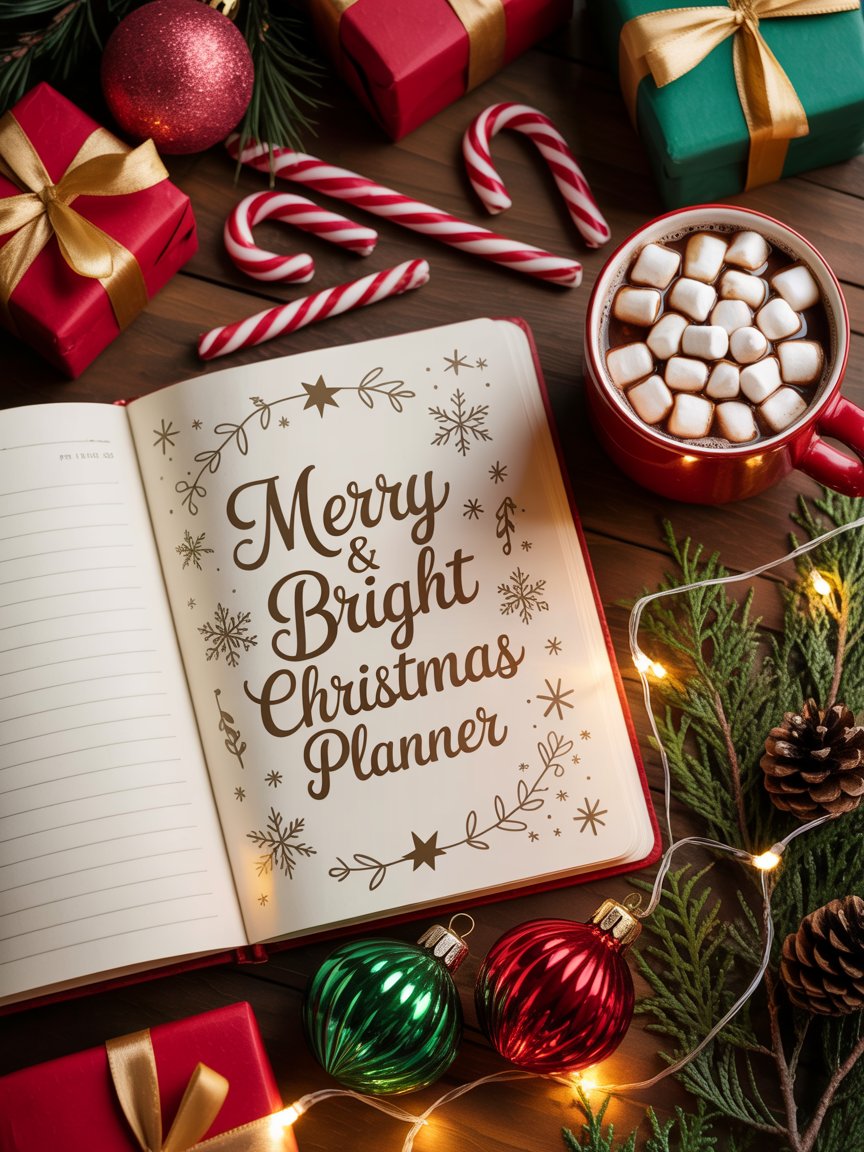 Merry & Bright Christmas Planner product image (1)