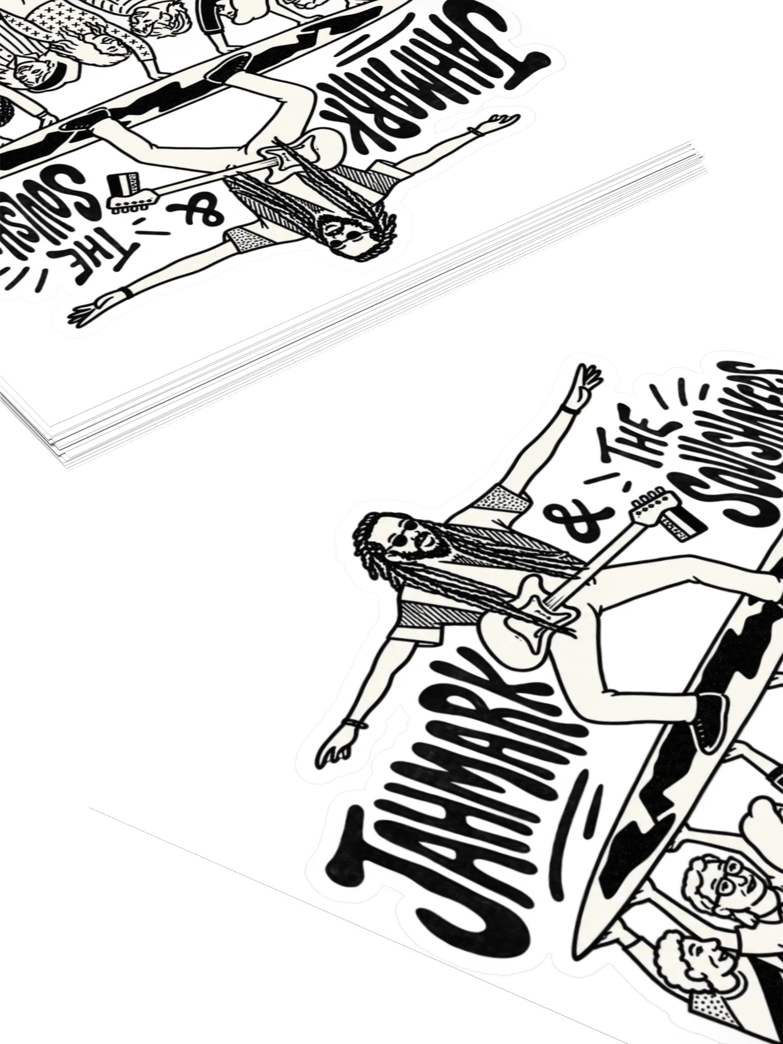 Jahmark Surfer Sticker product image (4)