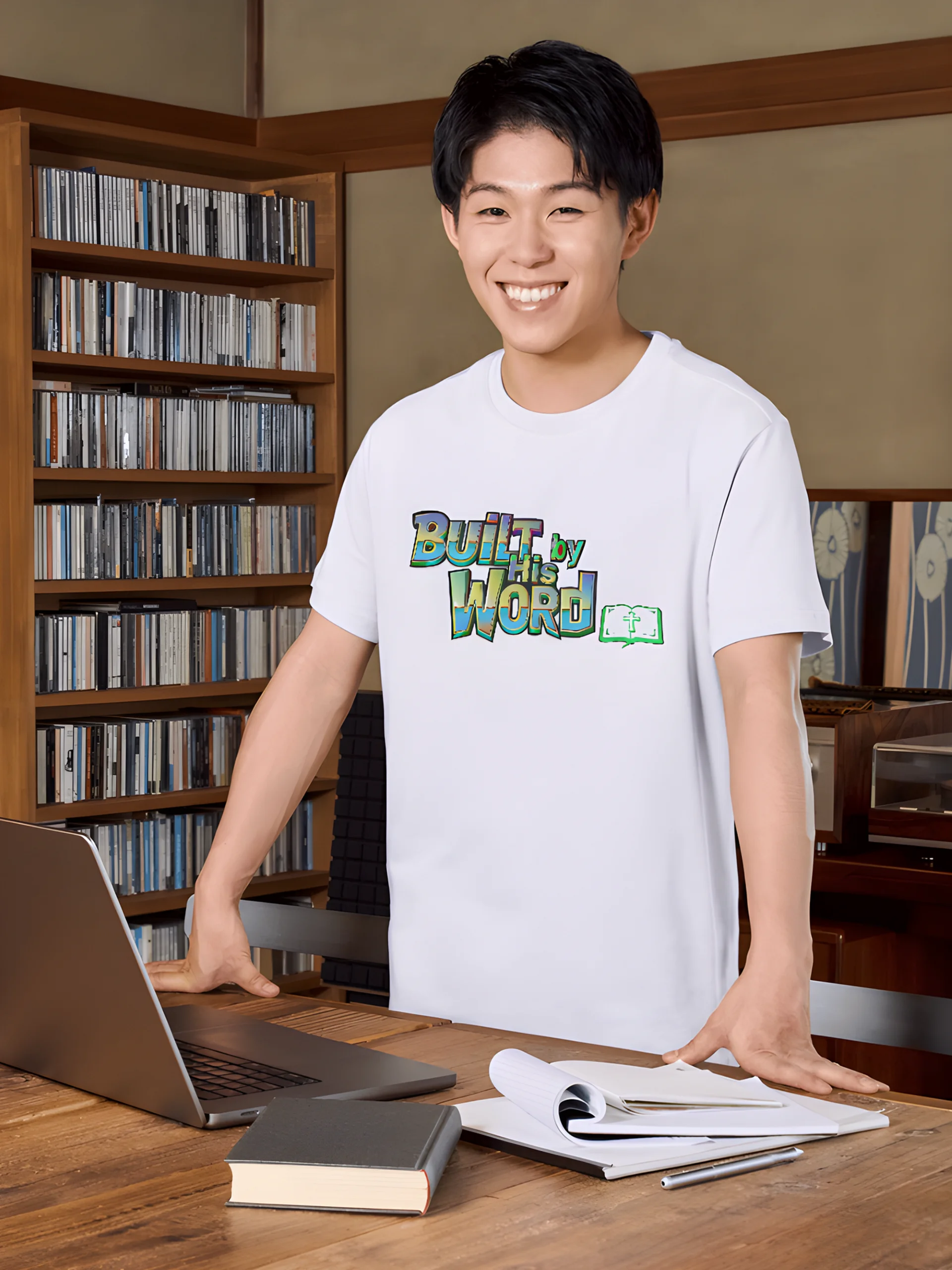 Built by His Word Streetwear Graffiti T-shirt product image (2)