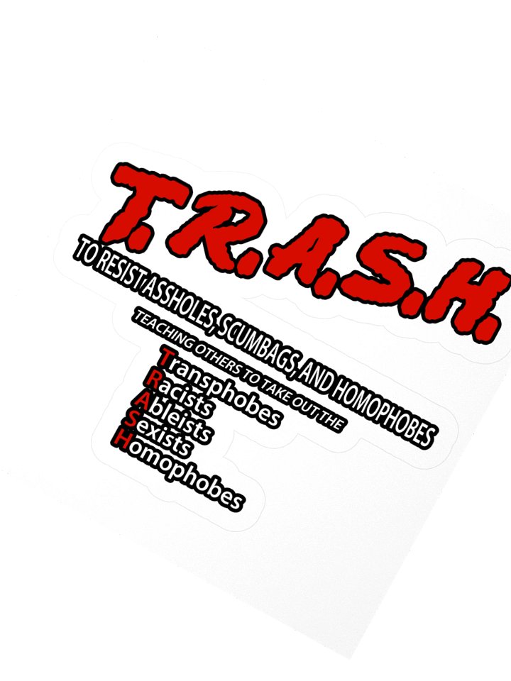 NEW! TRASH Sticker product image (2)