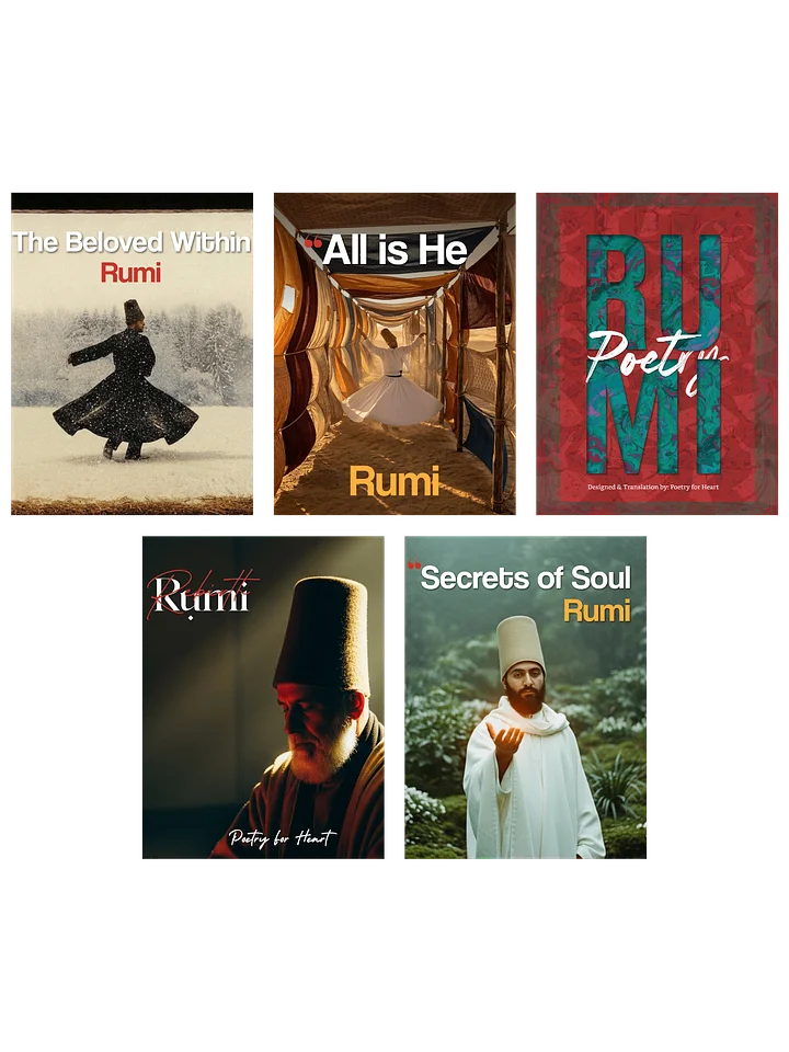 Rumi Poetry Book Bundle product image (1)