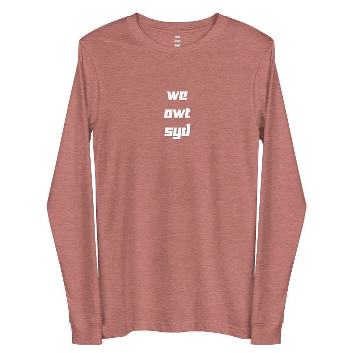 WeOwtsyd Premium Long Sleeve T-Shirt - Pink product image (2)