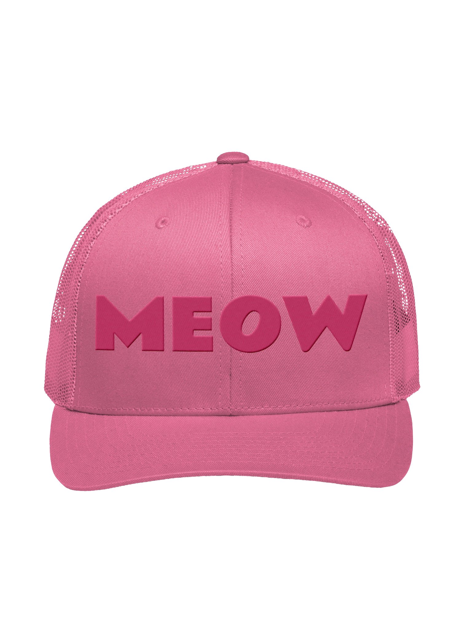 Embroidered MEOW Hat - Pink Thread Collection product image (2)