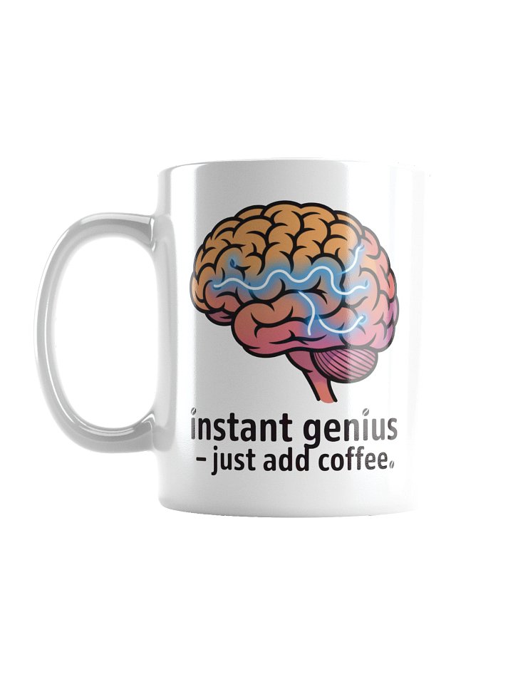 Instant Genius Funny Coffee Mug – Smart Humor for Men product image (1)