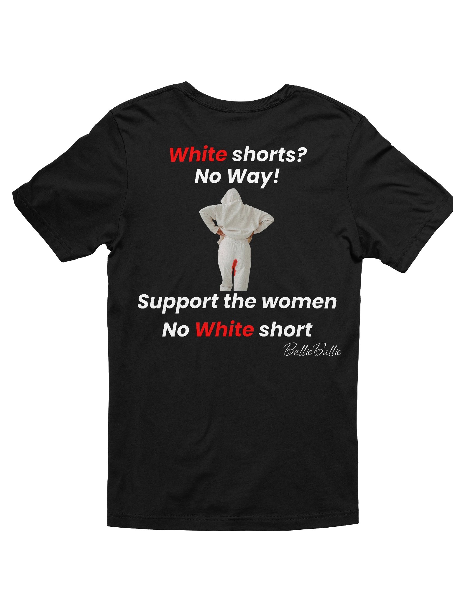 White short? No Way! Support the women No white short product image (2)