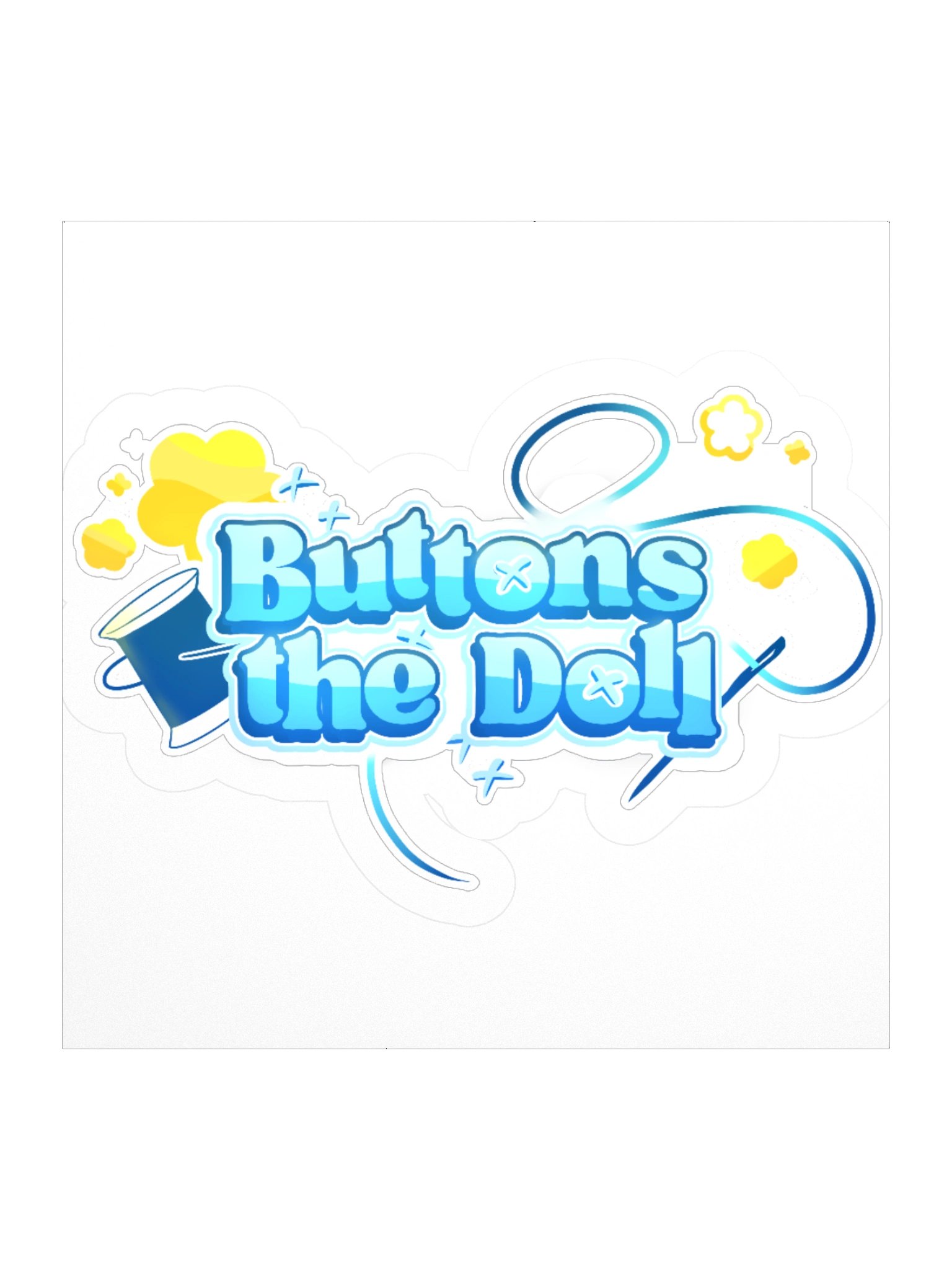 Buttons Logo Sticker product image (1)