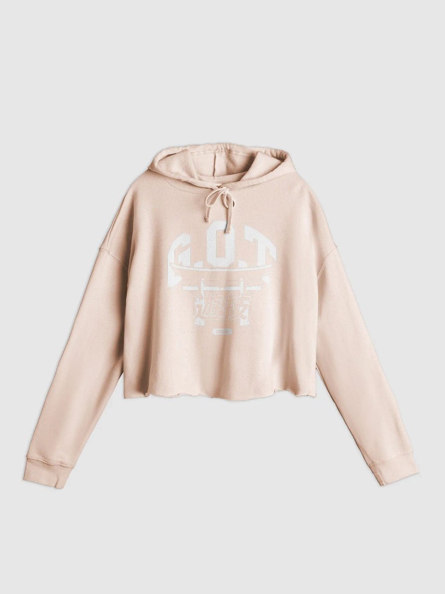 G.O.T CROPPED VARSITY HOODIE product image (3)