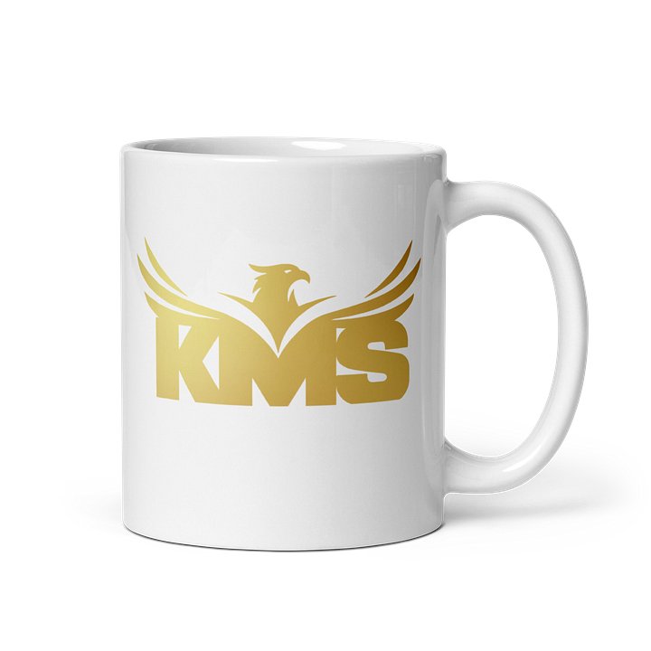 Mug KMS blanc Or product image (1)