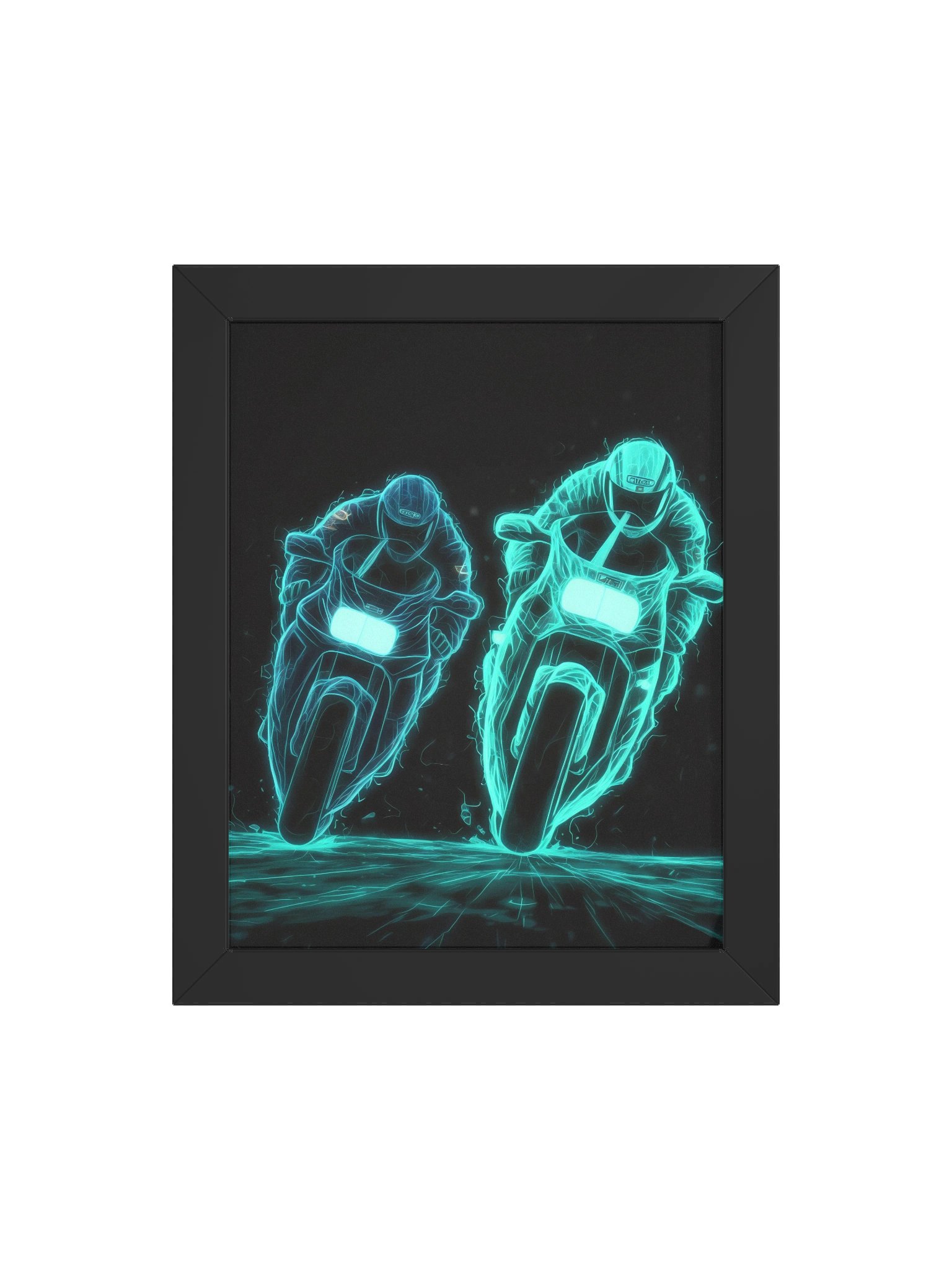 Neural Riders Framed Poster product image (18)