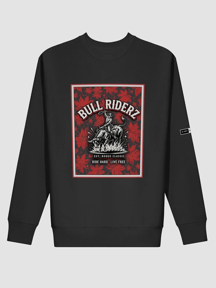 "BULL RIDERZ" premium cotton sweatshirt product image (1)