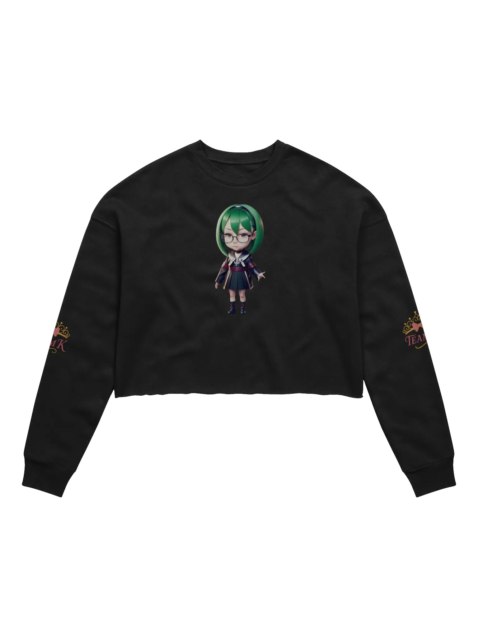 (Green CHIBI) K Crop Sweatshirt product image (1)