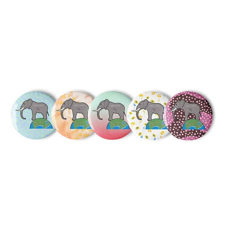 Elephant In The Room (Covid) button product image (1)