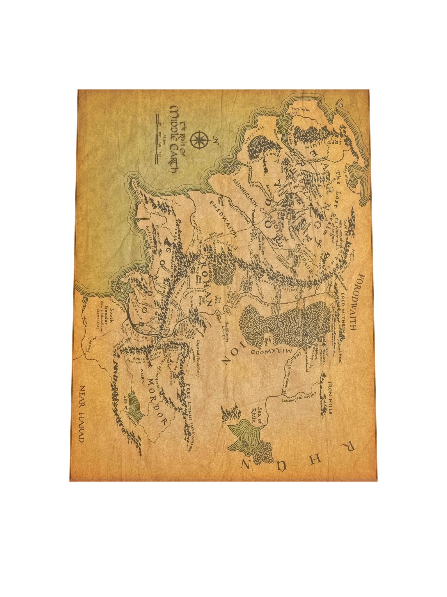 Middle-earth Cartography – Fine Art Print product image (4)