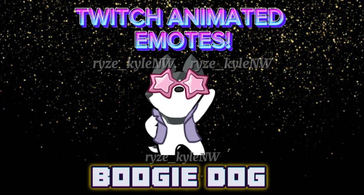Twitch Animated Emote BOOGIE DOG product image (1)