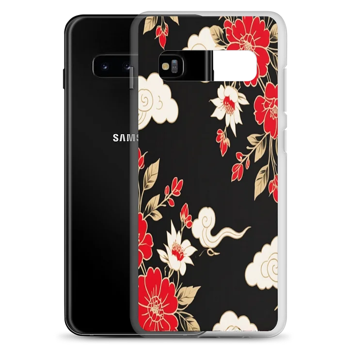 Red lotus clouds android snapcase product image (4)