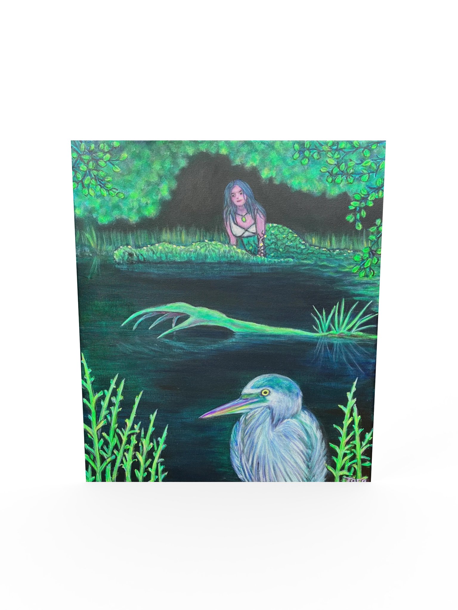 The Green Heart Below Art Poster product image (1)
