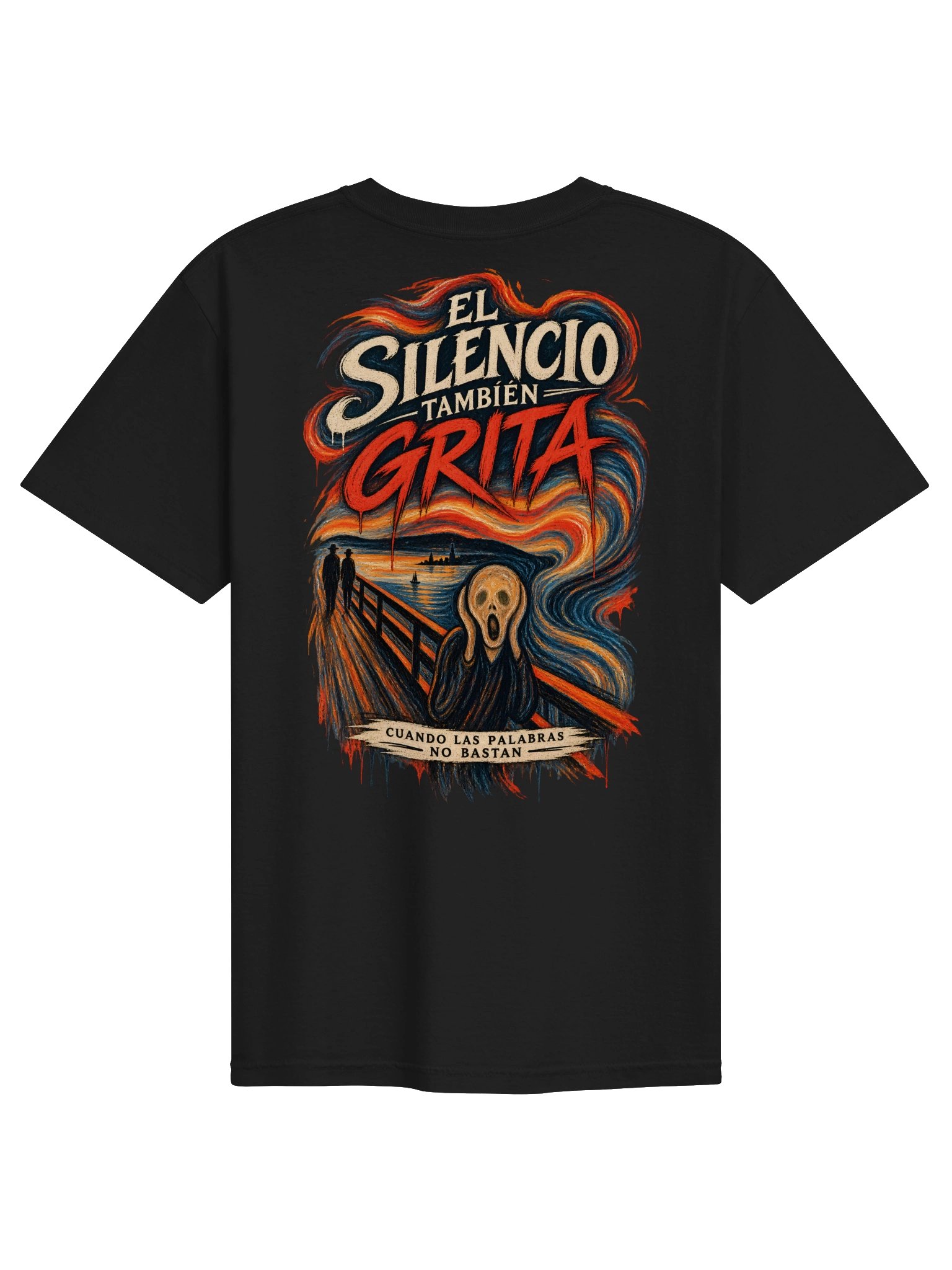 Camiseta “El Silencio También Grita” | Arte Inspirado en El Grito product image (1)