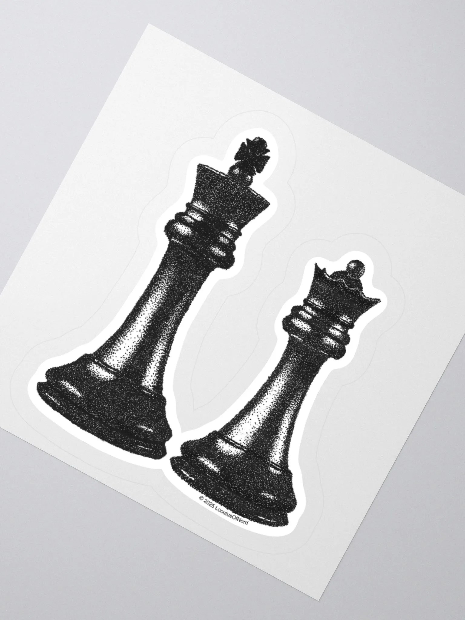 "Couple" Chess King & Queen Stipple product image (5)